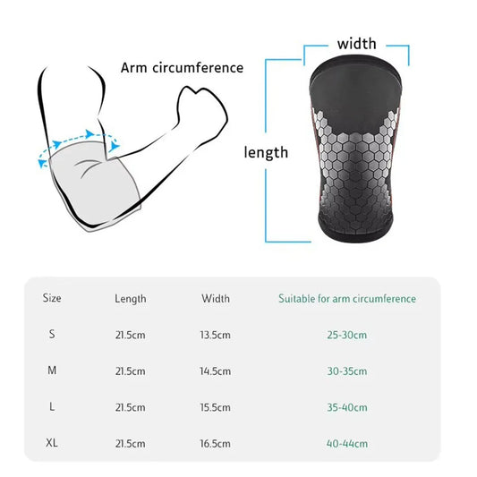 AOLIKES Tala de Cotovelo para Musculação 7mm