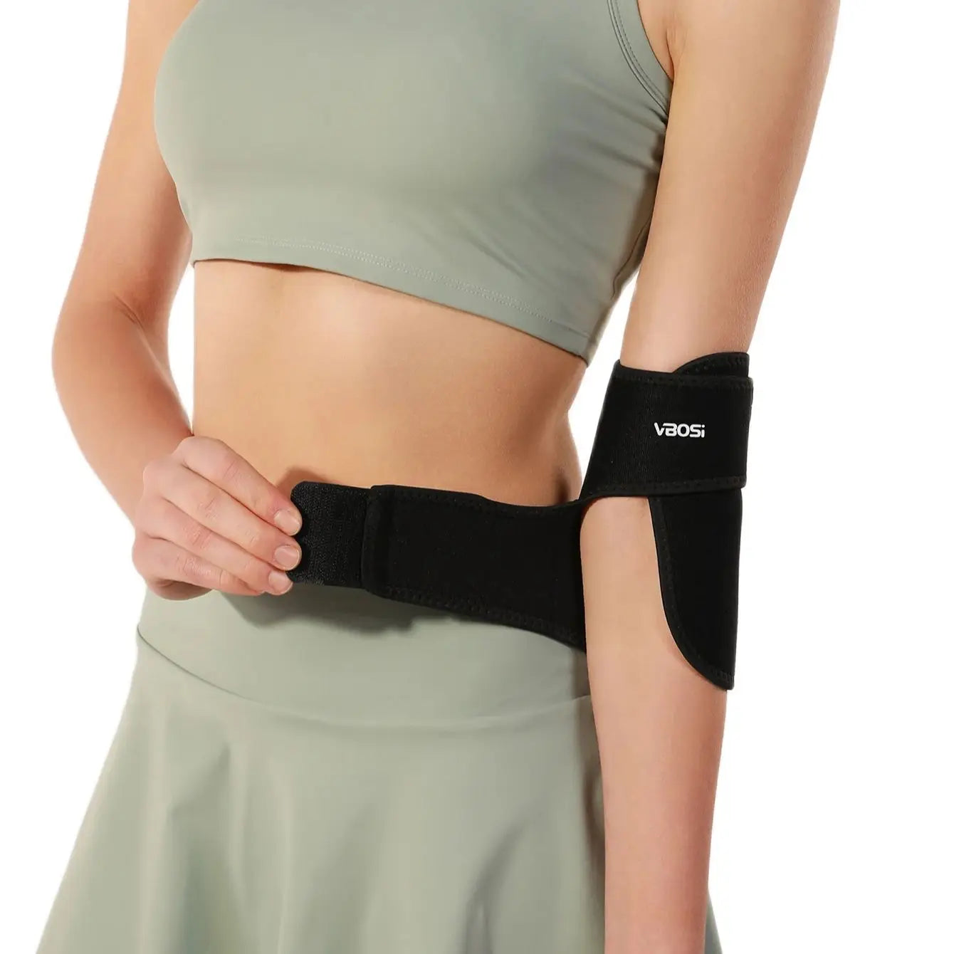 Tala Ajustável de Cotovelo em Neoprene