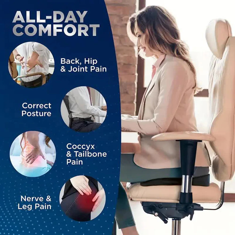 Almofada em Forma de U para Cadeira - Memory Foam