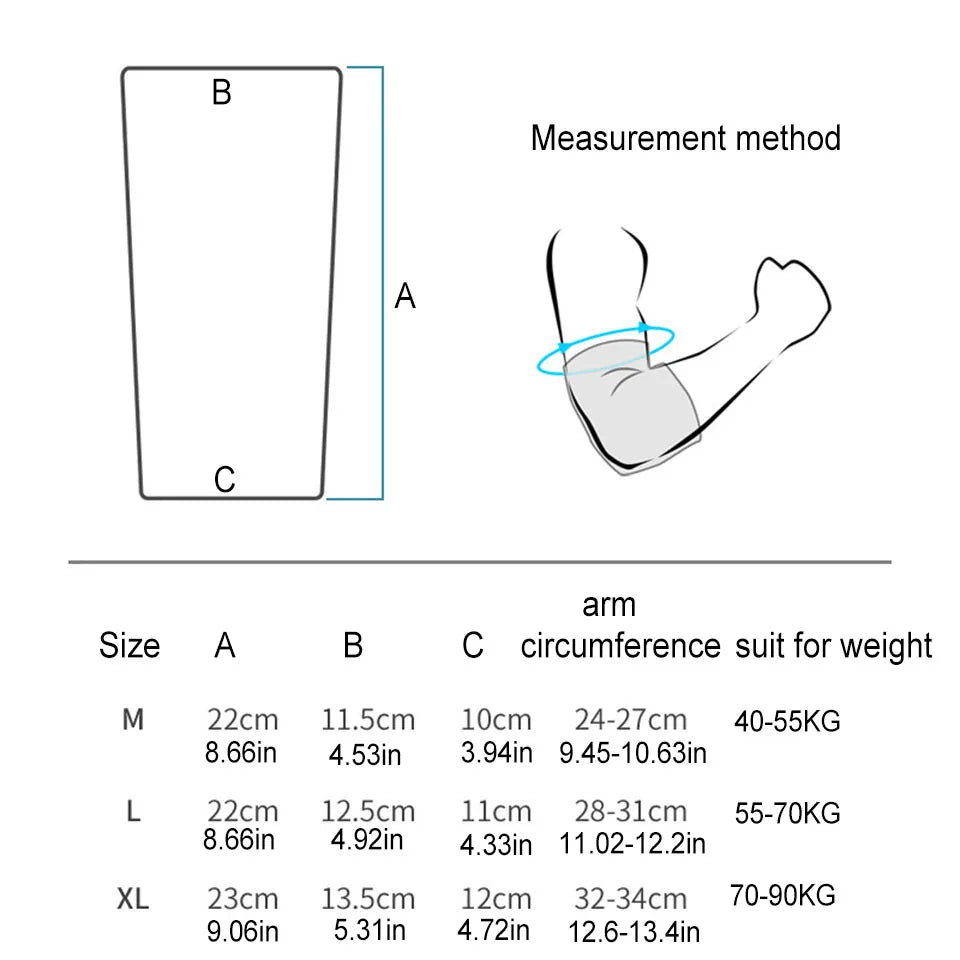 AOLIKES Manga de Compressão para Cotovelo